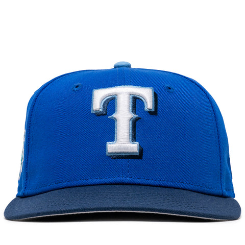 New Era x Politics Texas Rangers 59FIFTY Fitted - Majestic Blue/Navy