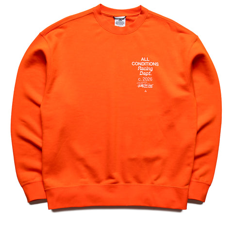 Nike ACG Tuff Fleece Crewneck - Safety Orange/White