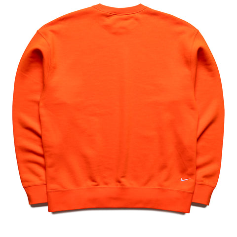 Nike ACG Tuff Fleece Crewneck - Safety Orange/White