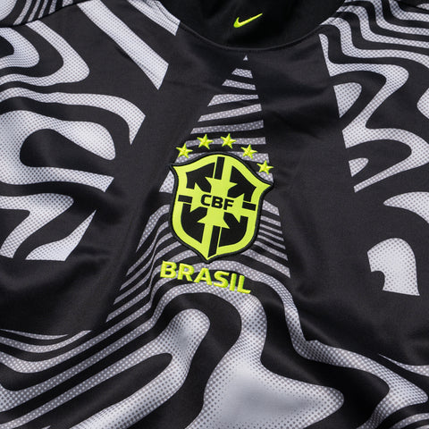 Nike Brazil Authentic Goalkeeper Jersey - Black/Volt
