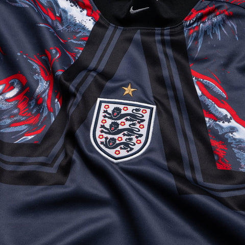 Nike England Authentic Goalkeeper Jersey - Black/Obsidian