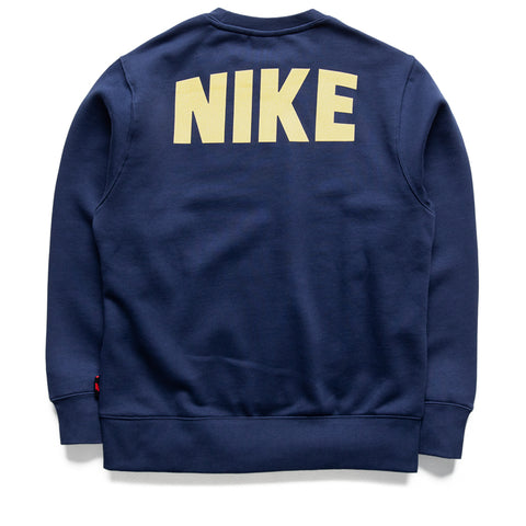 Stranger Things x Nike Sportswear Club Crewneck - Midnight Navy/Soft Yellow