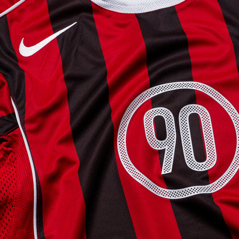 Nike Total 90 L/S Soccer Jersey - Gym Red/White