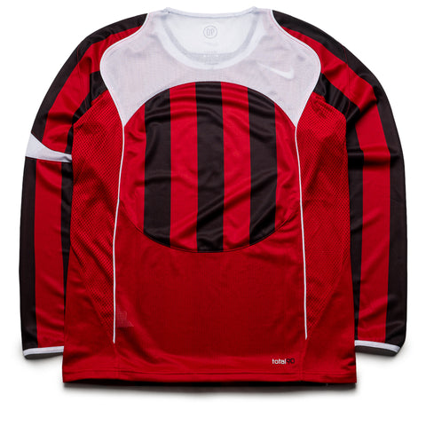 Nike Total 90 L/S Soccer Jersey - Gym Red/White
