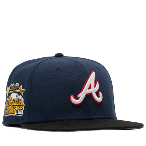 New Era x Politics Atlanta Braves 59FIFTY Fitted Hat - Seaside/Black