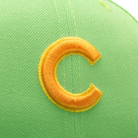New Era x Politics Chicago Cubs 59Fifty Fitted Hat - Green/Orange