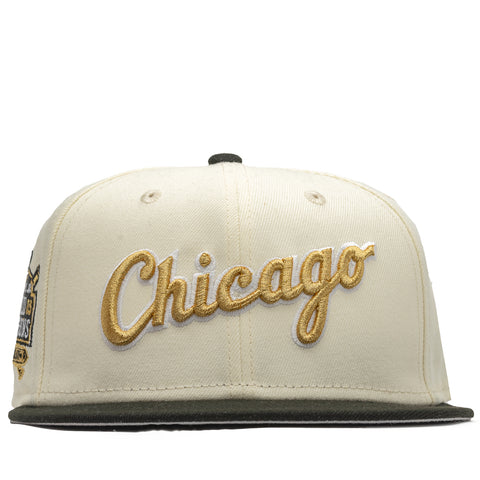 New Era x Poltics Chicago White Sox 59FIFTY Fitted Hat - Creme