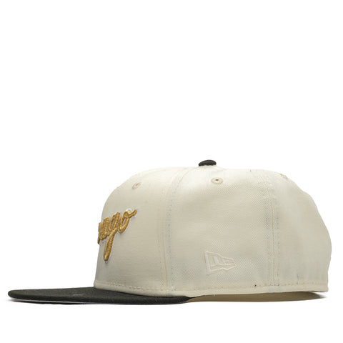 New Era x Poltics Chicago White Sox 59FIFTY Fitted Hat - Creme