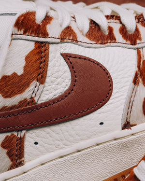 Women's Nike Air Force 1 '07 'Cow Print' - Field Brown/Sail
