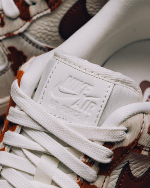 Women's Nike Air Force 1 '07 'Cow Print' - Field Brown/Sail