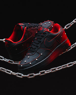 Nike Air Force 1 '01 'Nightmare' - Black/Gym Red