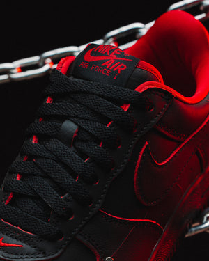 Nike Air Force 1 '01 'Nightmare' - Black/Gym Red