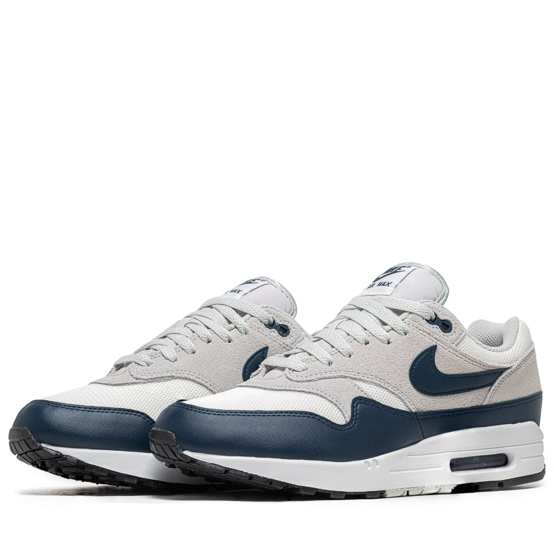 Air max 1 fashion white grey black