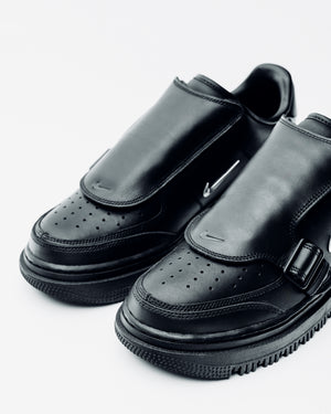 Nike Air Force 1 Luxe - Black/Metallic Silver