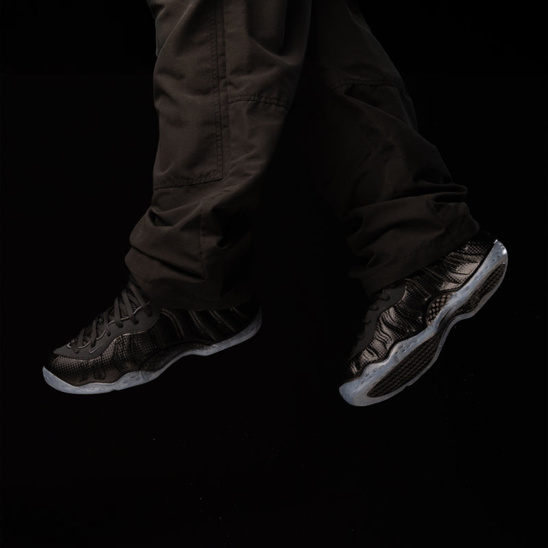 black and grey foamposites