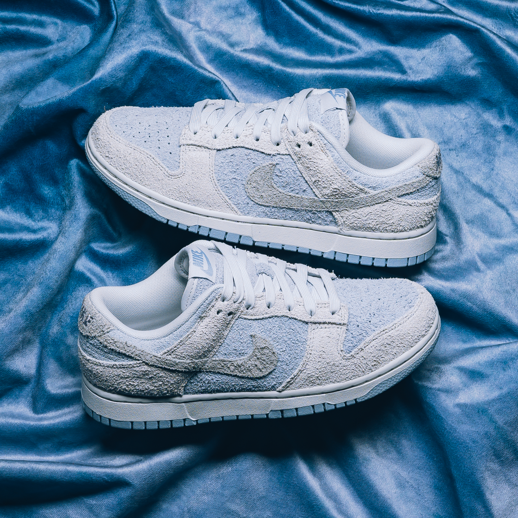 Women's Nike Dunk Low - Photon Dust/Light Armory Blue