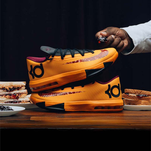 Nike Zoom KD 6 'Peanut Butter Jelly' - Laser Orange/Raspberry Red