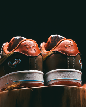 NIGO x J-Hope x Nike Air Force 1 '01 - Burnt Sunrise/Metallic Gold