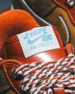 NIGO x J-Hope x Nike Air Force 1 '01 - Burnt Sunrise/Metallic Gold