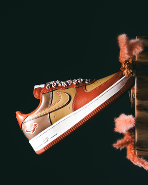 NIGO x J-Hope x Nike Air Force 1 '01 - Burnt Sunrise/Metallic Gold