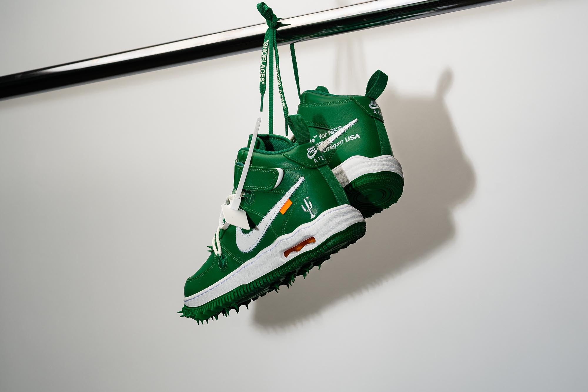 air force x off white green