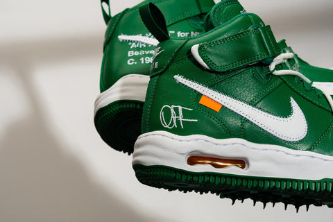 Off-White x Nike Air Force 1 Mid Green Release Date
