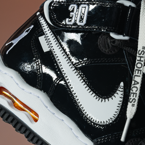 Nike x Off-White™ Air Force 1 Mid SP LTHR 'Sheed' - Black/White