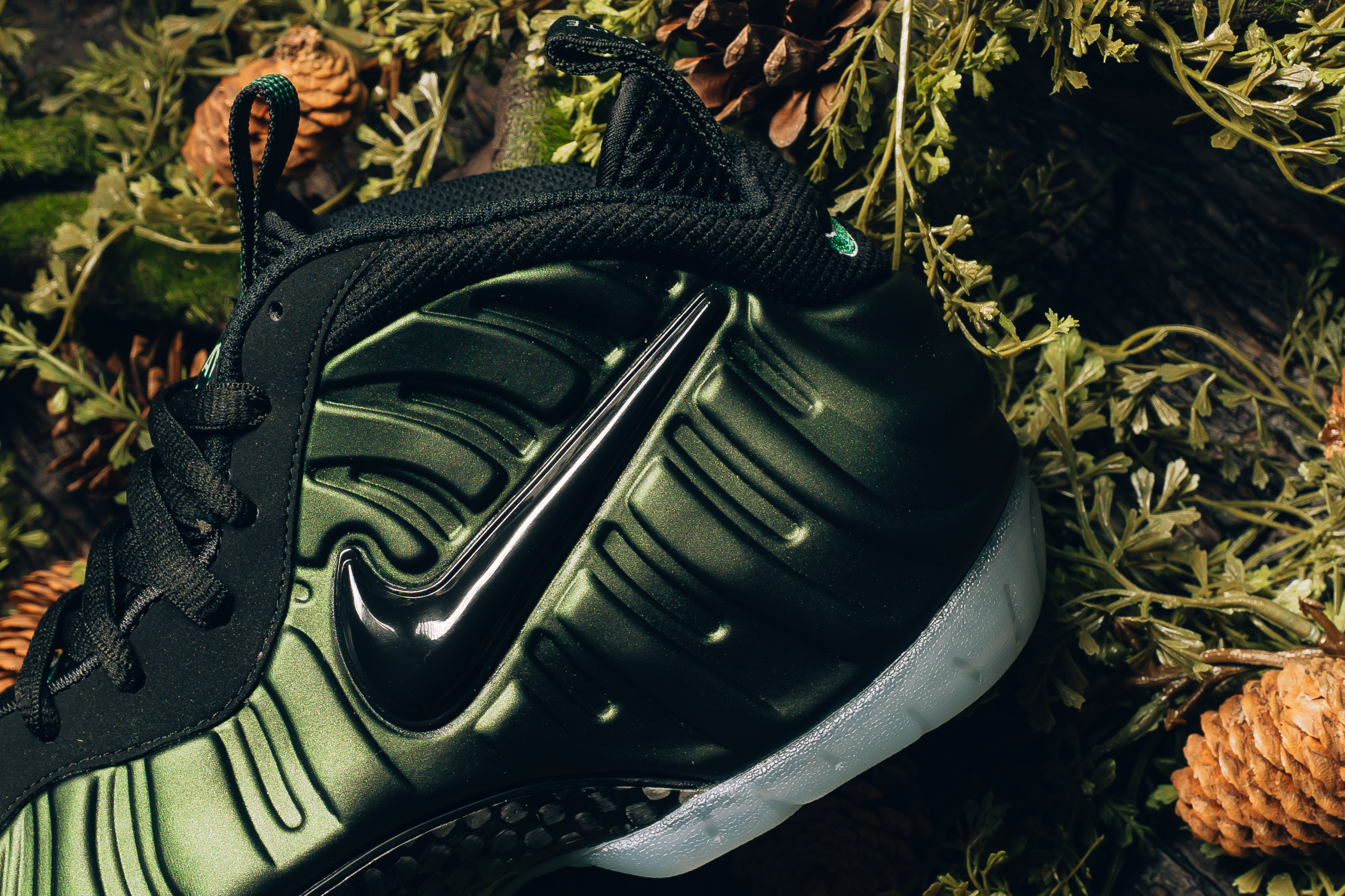 nike air foamposite one legion green