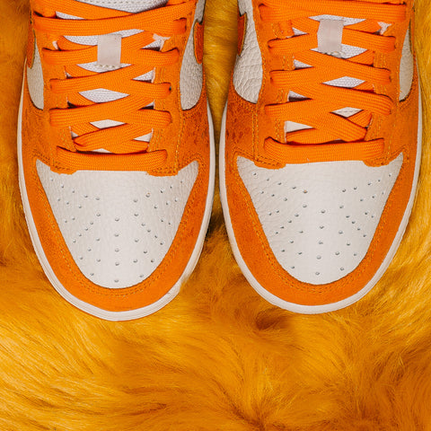 Women's Nike Dunk Low - Light Bone/Safety Orange