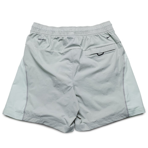 Nike Tech Dri-FIT Woven Color Block Shorts - Light Silver/Barely Green