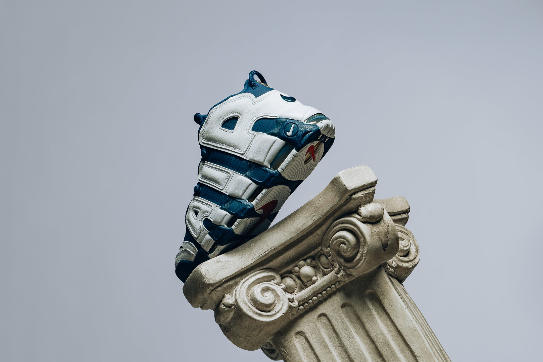 NIKE★AIR MORE UPTEMPO '96★OLYMPIC★WHITE/MIDNIGHT NAVY Nike MEN'S Air More Uptempo 
