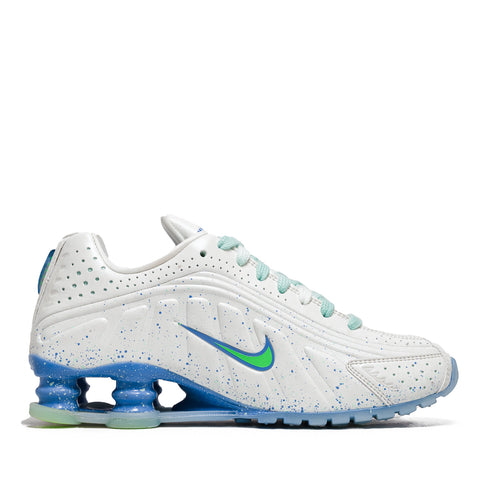 Women's Nike Shox R4 AB - Summit White/Green Strike