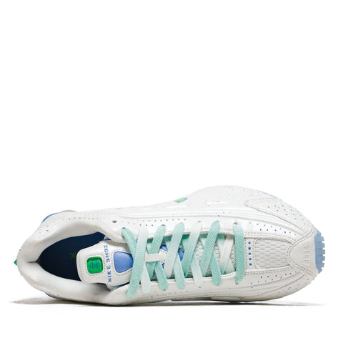 Women's Nike Shox R4 AB - Summit White/Green Strike