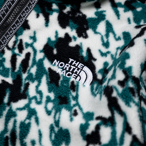 The North Face Fleeski 1/4 Zip Pullover - Deep Nori Trail Grid