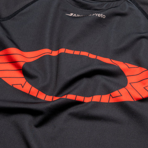 Albino & Preto x Oakley Entanglement Rashguard L/S Tee - Black/Concrete