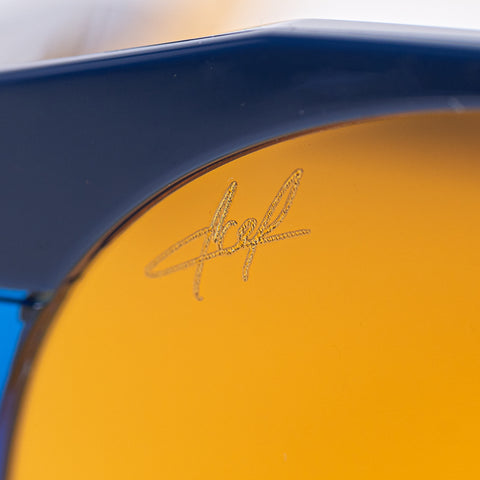 Oakley HSTN Kylian Mbappé Signature Series - Navy/Transparent Blue