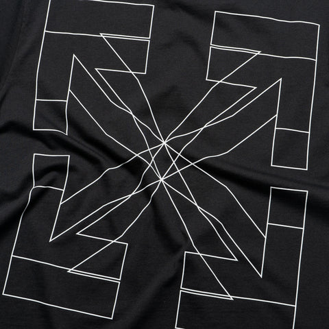 Off-White Big Double Arrow Slim Tee - Black