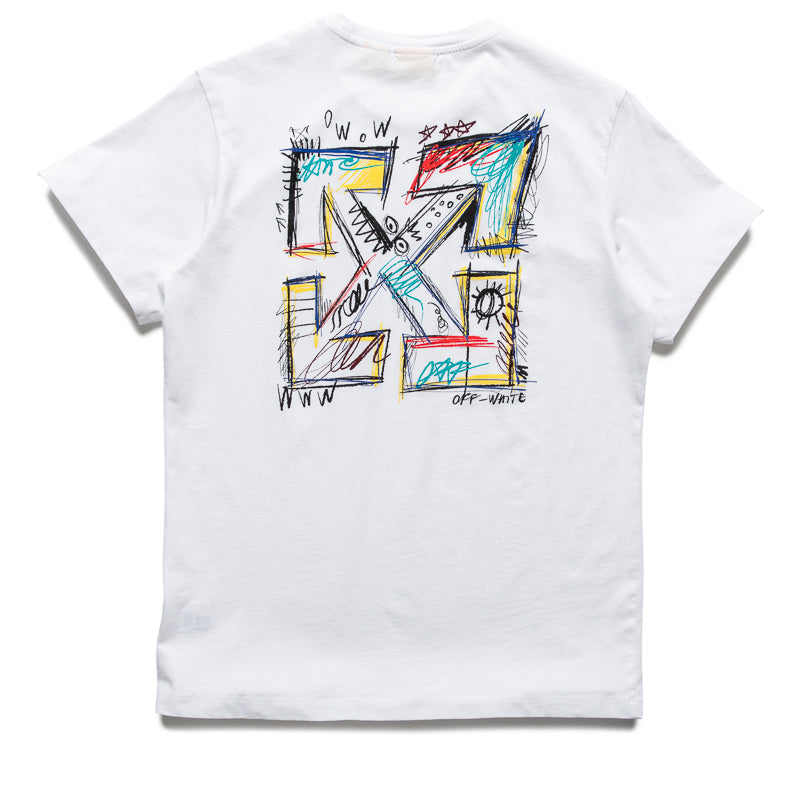 Big Kids Off-White Arrow Scribble Tee - White – Sneaker Politics