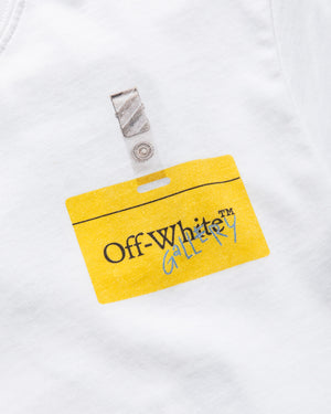 Little Kids Off-White Arrow Tape Tee - White
