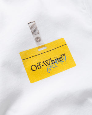Big Kids Off-White Arrow Tape Tee - White