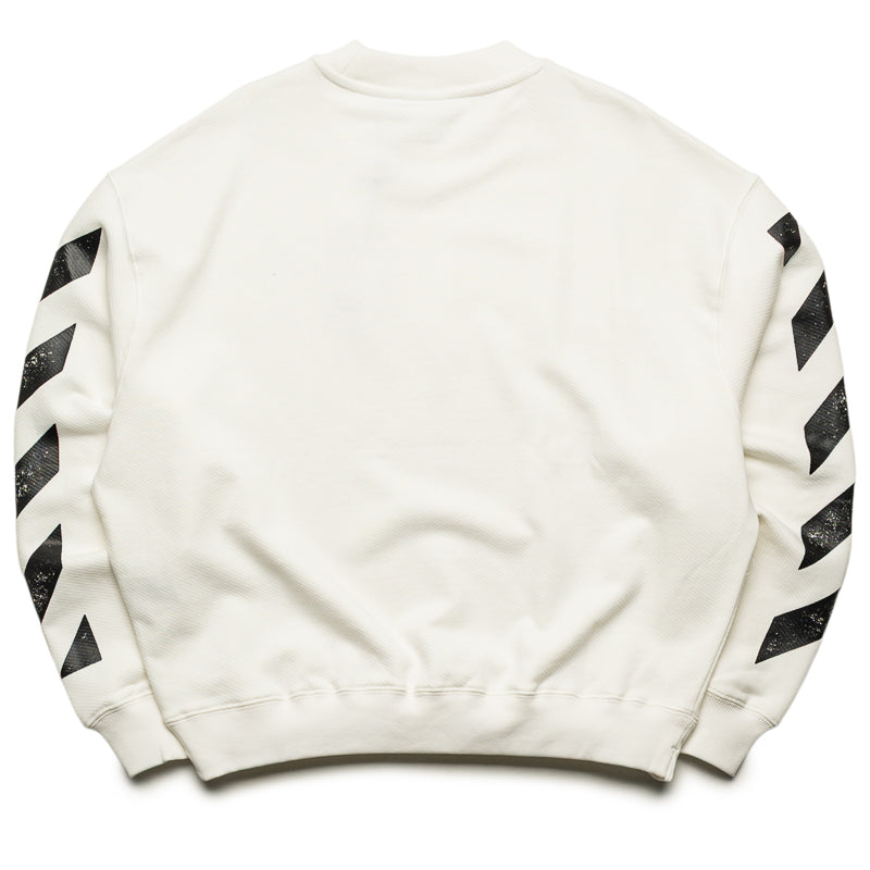 L/AB c/o Off-White Diagonal Crewneck - White – Sneaker Politics