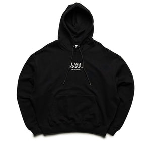 L/AB c/o Off-White Core Diagonal Hoodie - Black