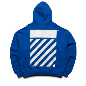 L/AB c/o Off-White Core Diagonal Hoodie - Cobalt Blue