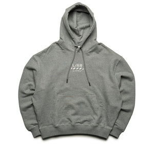 L/AB c/o Off-White Core Diagonal Hoodie - Heather Grey