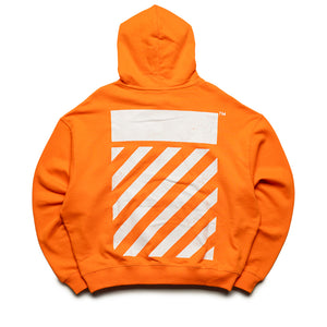 L/AB c/o Off-White Core Diagonal Hoodie - Orange Tiger