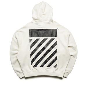 L/AB c/o Off-White Core Diagonal Hoodie - White
