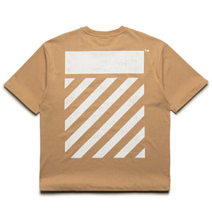 L/AB c/o Off-White Diagonal Oversized Tee - Cornstalk