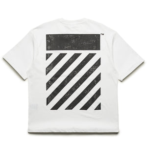 L/AB c/o Off-White Diagonal Oversized Tee - White