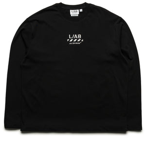 L/AB c/o Off-White Diagonal L/S Tee - Black