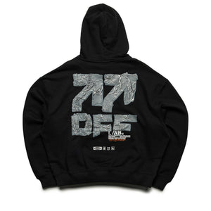 L/AB c/o Off-White Off Active Duct Tape Hoodie - Black